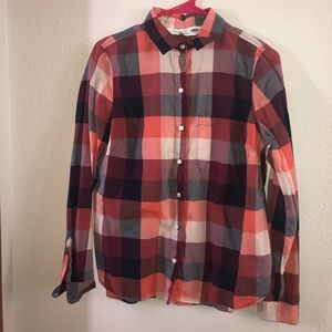 Orange Checkered Shirt